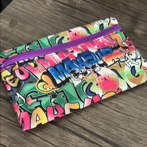 Colorful Graffiti Makeup Bag